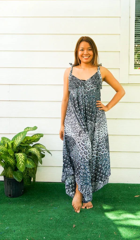 Enchanted Peacock Boho Jumpsuit