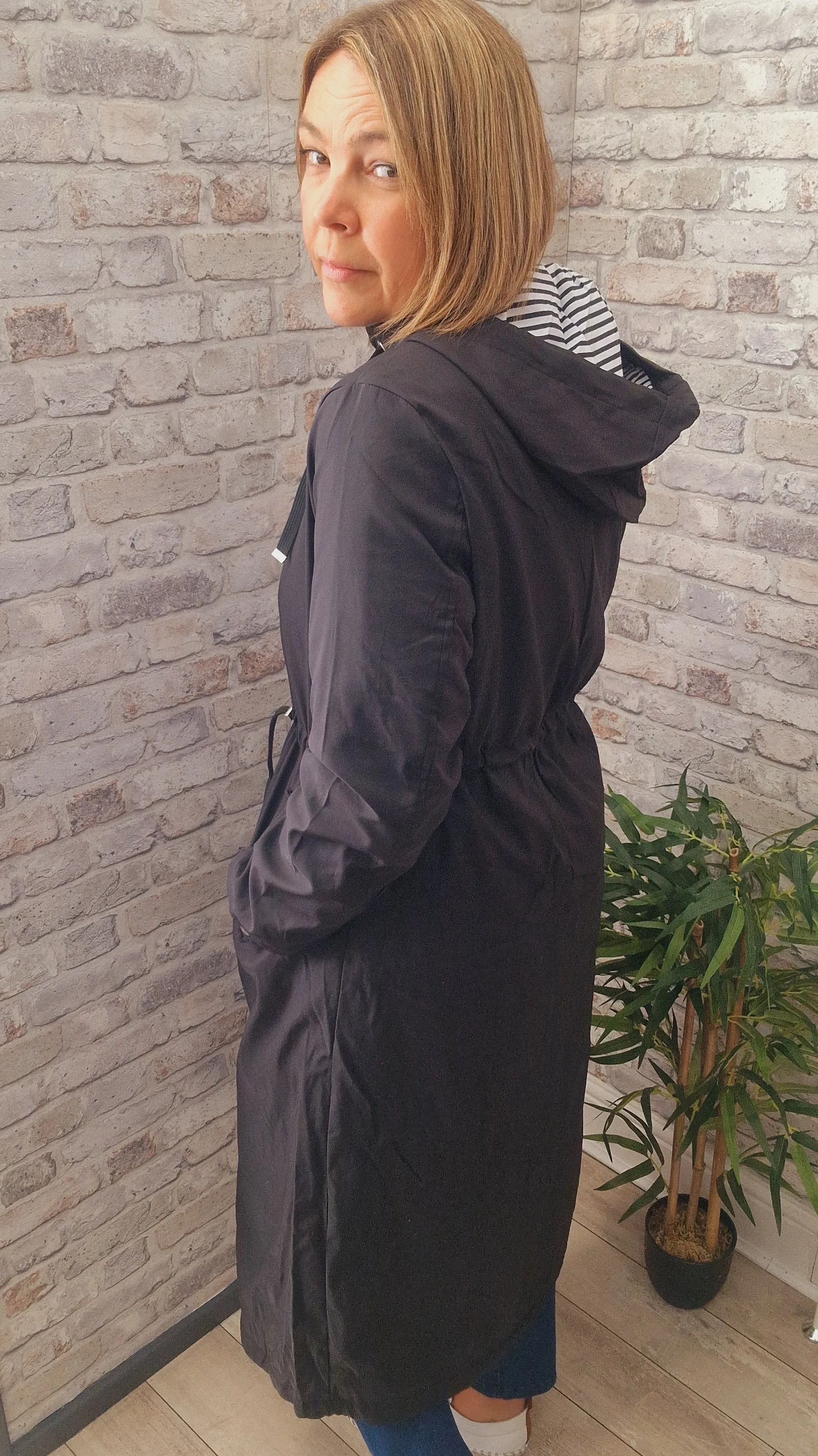 Extra Long Hooded Coat
