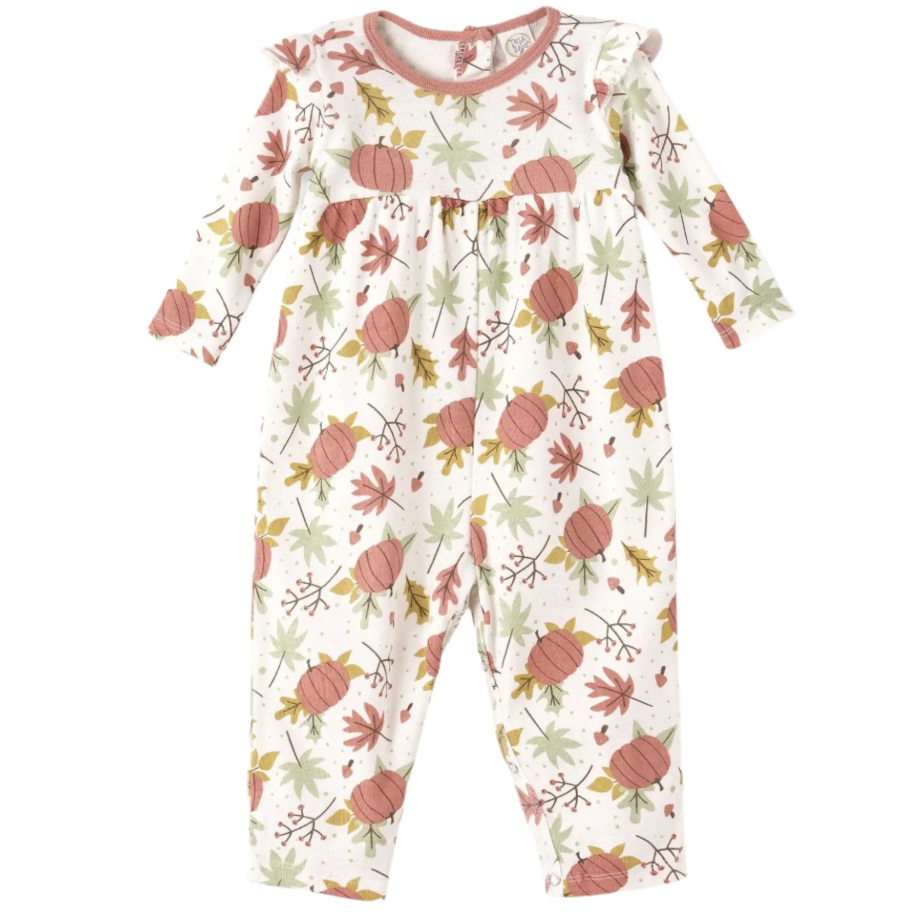 Fall Harvest Empire Waist Bamboo Romper