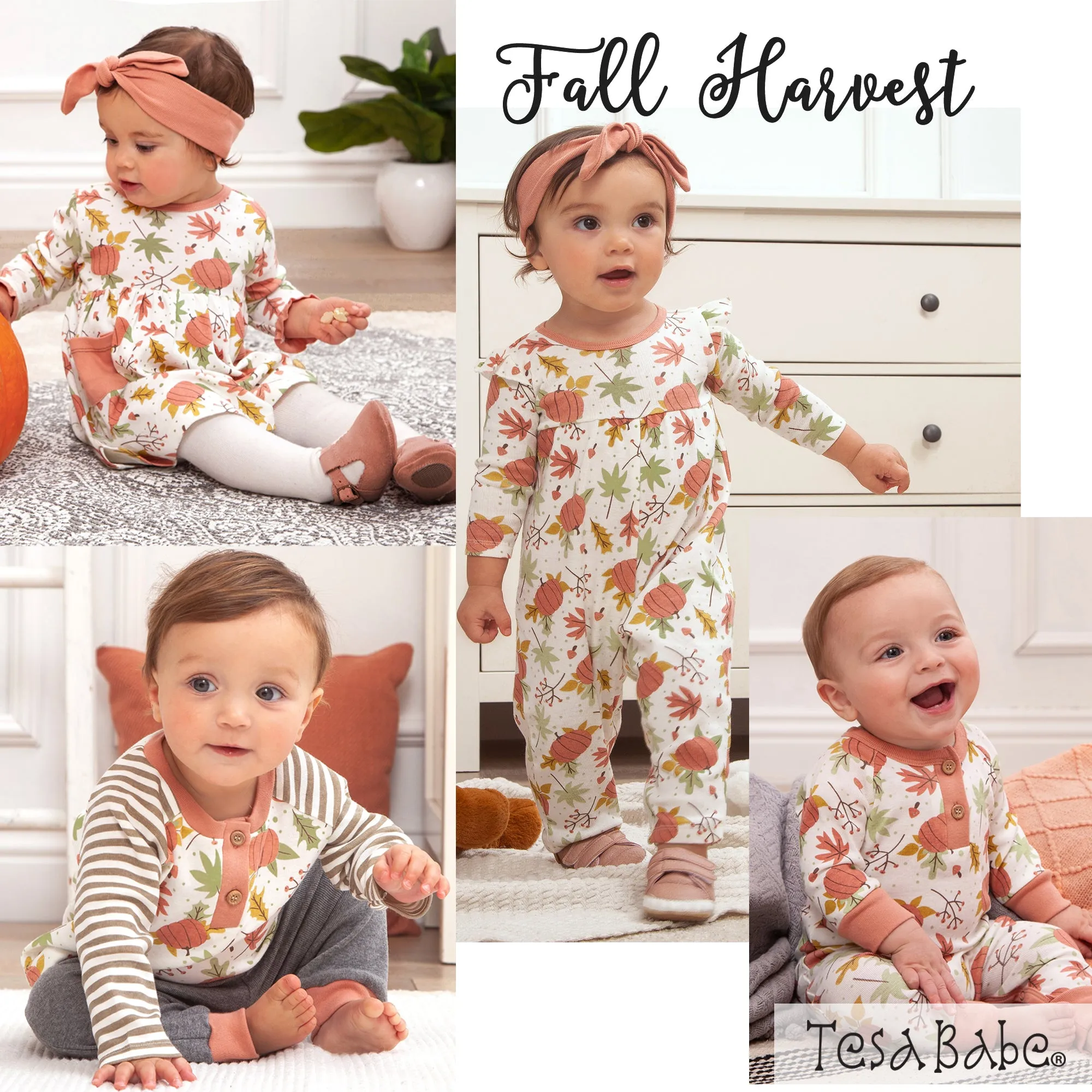Fall Harvest Henley Bamboo Romper