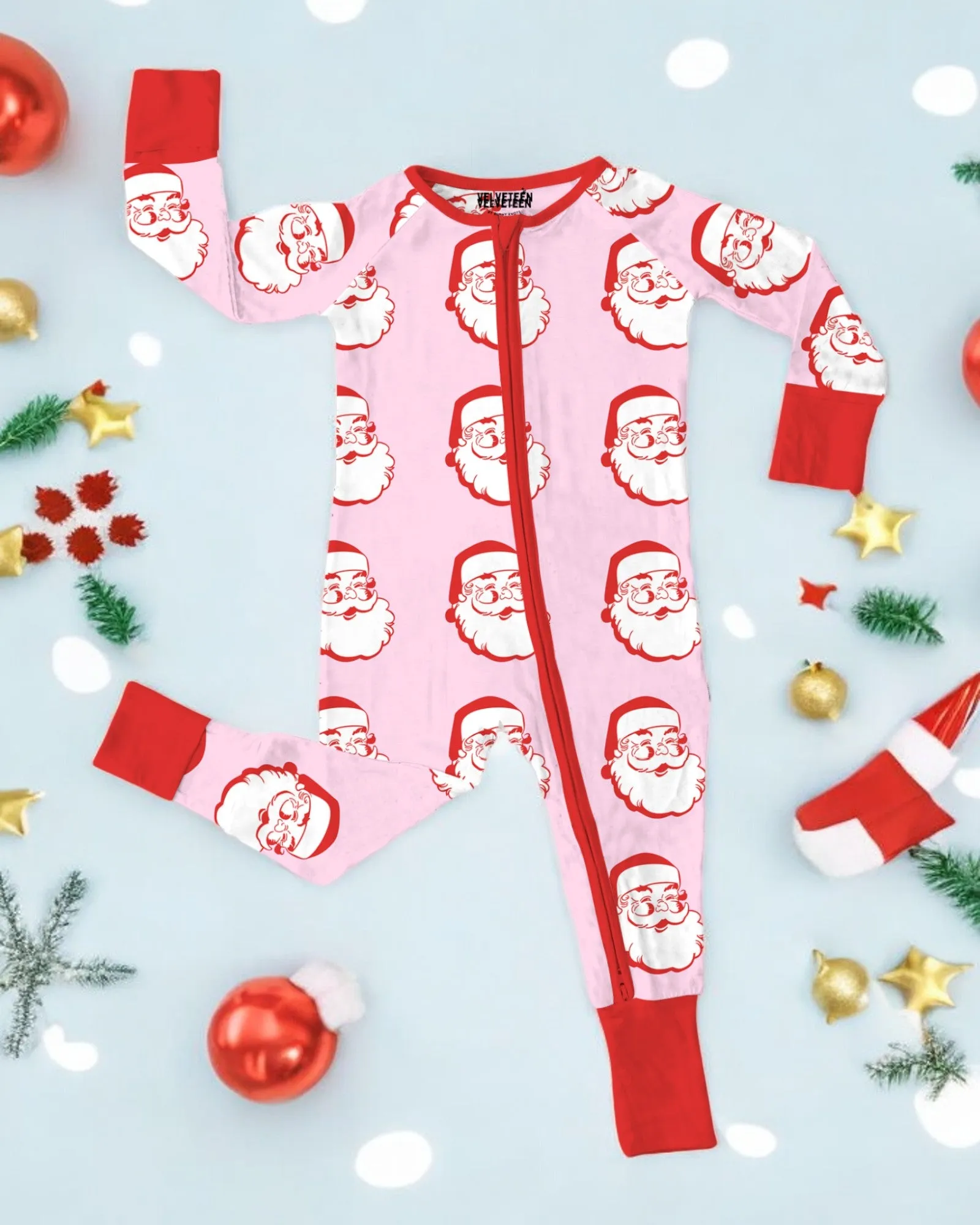 Father Christmas (Pink) | Bamboo Zippy