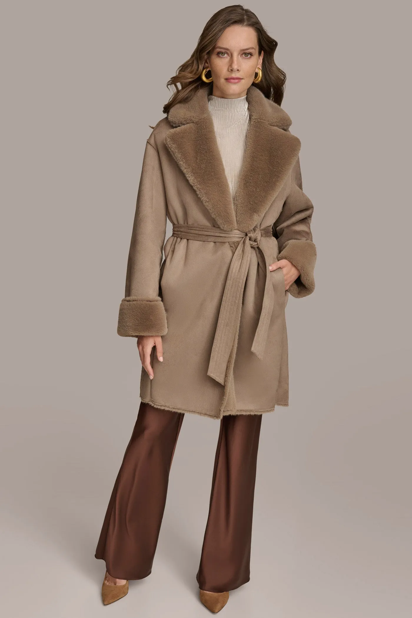 FAUX SHERPA JACKET