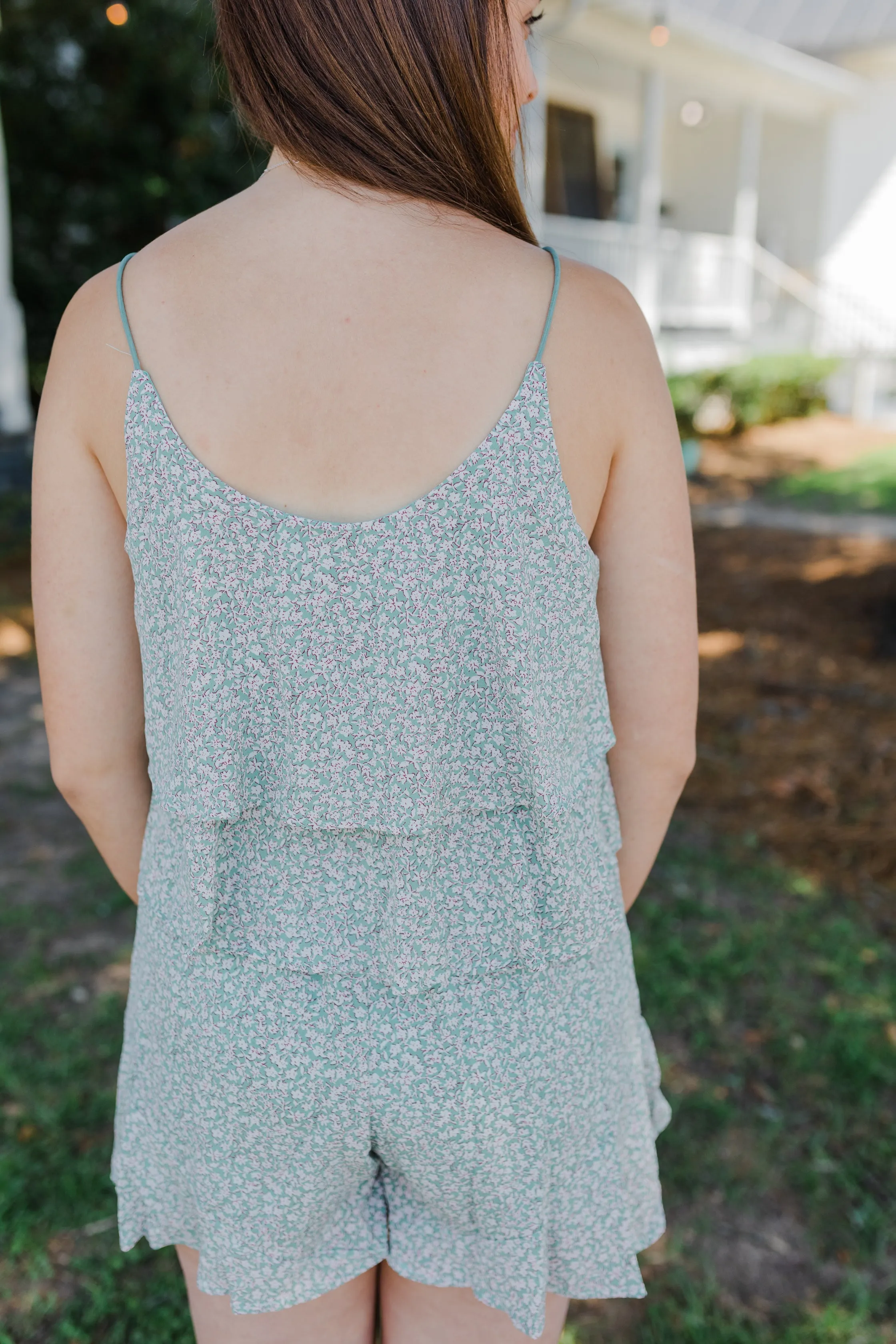 FINAL SALE Riley Floral Romper