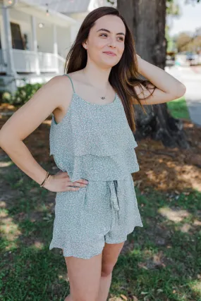 FINAL SALE Riley Floral Romper