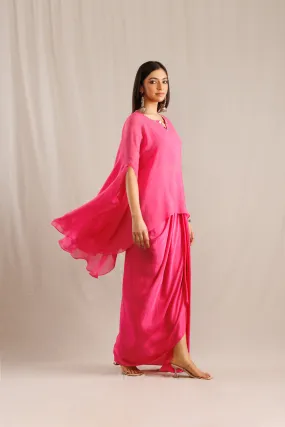 Flamingo Cape with Lungi
