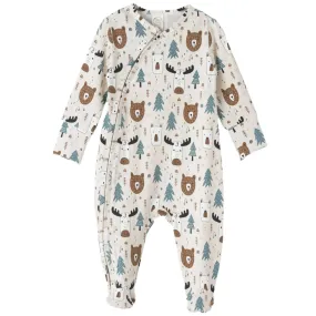 Forest Friends Bamboo Zipper Romper
