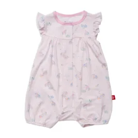 Forget Me Not Modal Magnetic Short Sleeve Romper