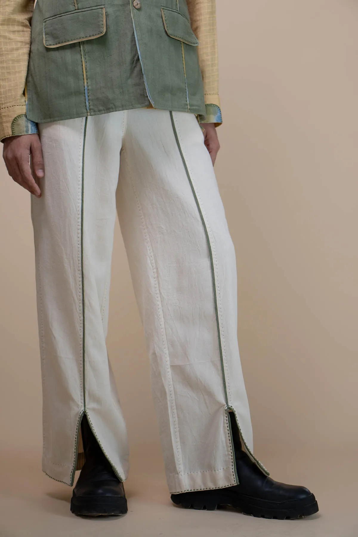 Front Slit Kora High-Waist Pants