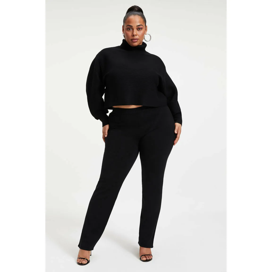 Good American Forever Cropped Turtleneck