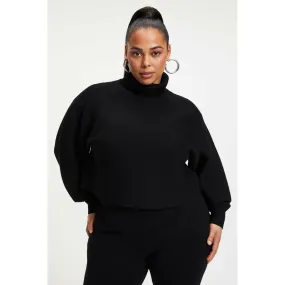 Good American Forever Cropped Turtleneck