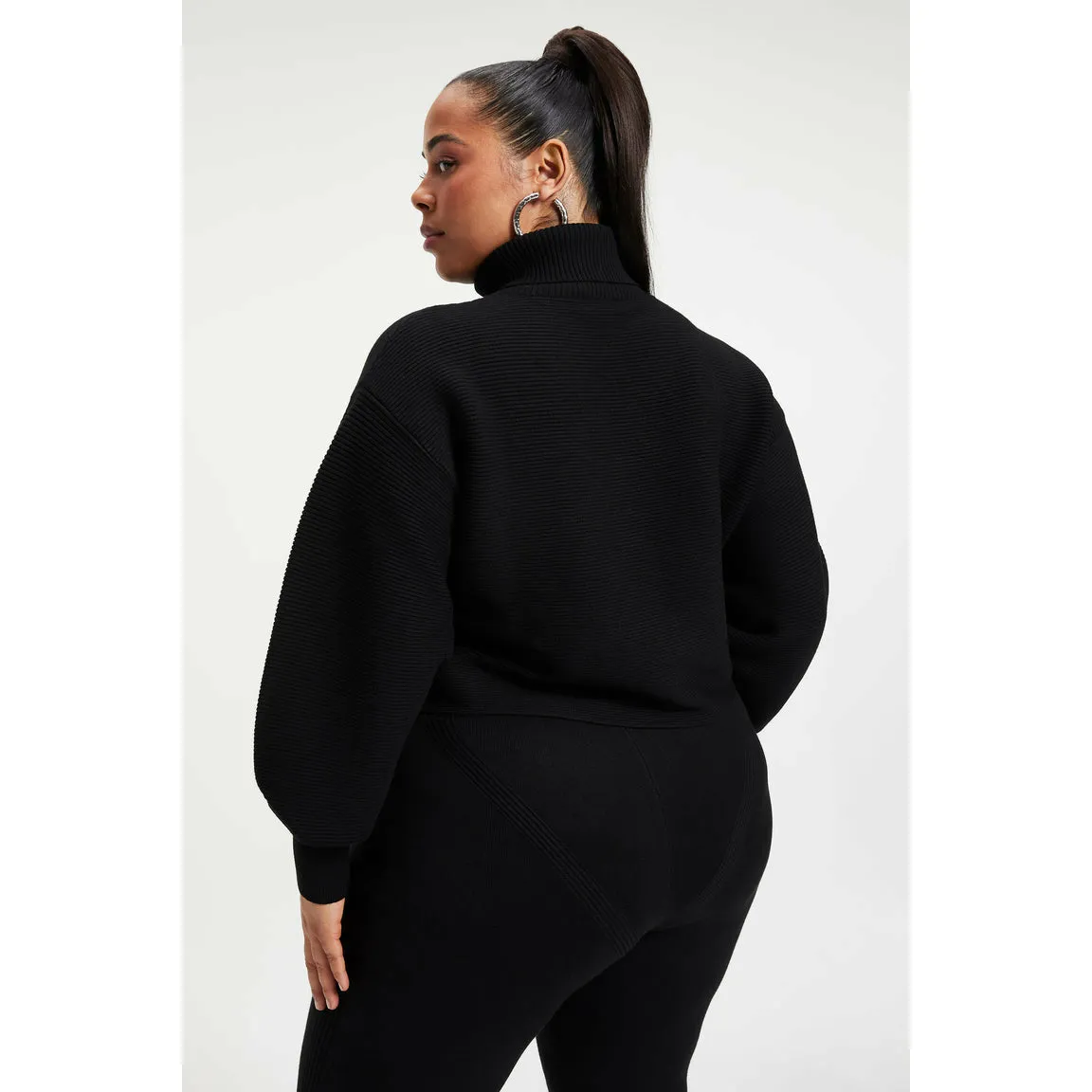 Good American Forever Cropped Turtleneck