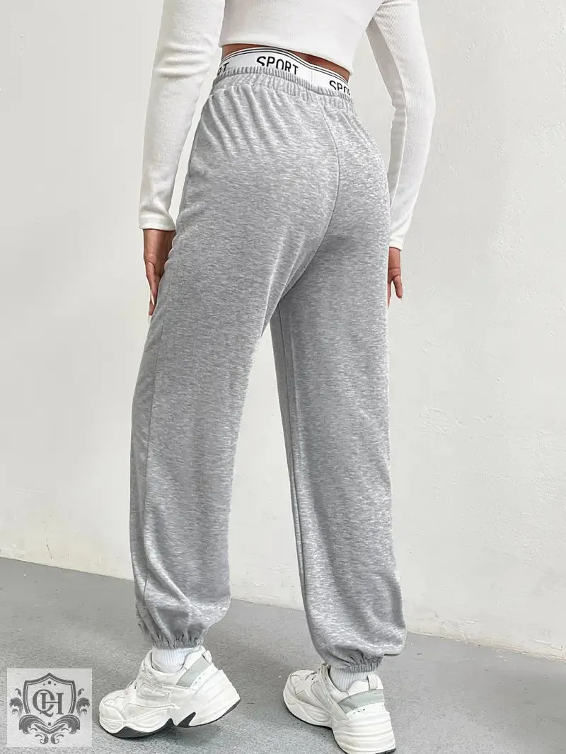Gray Sweatpants with Pockets