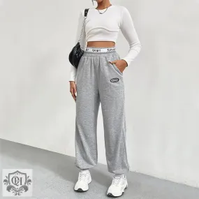Gray Sweatpants with Pockets