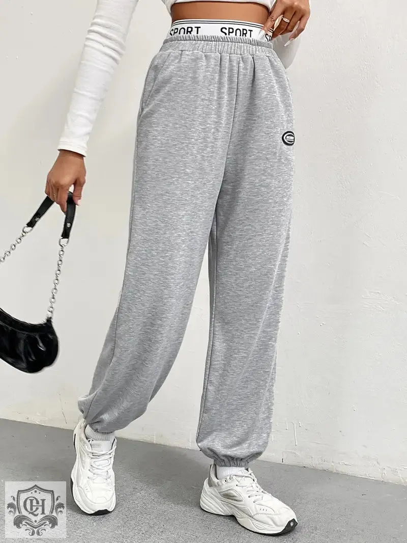 Gray Sweatpants with Pockets