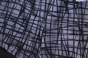 Grey Grid Romper