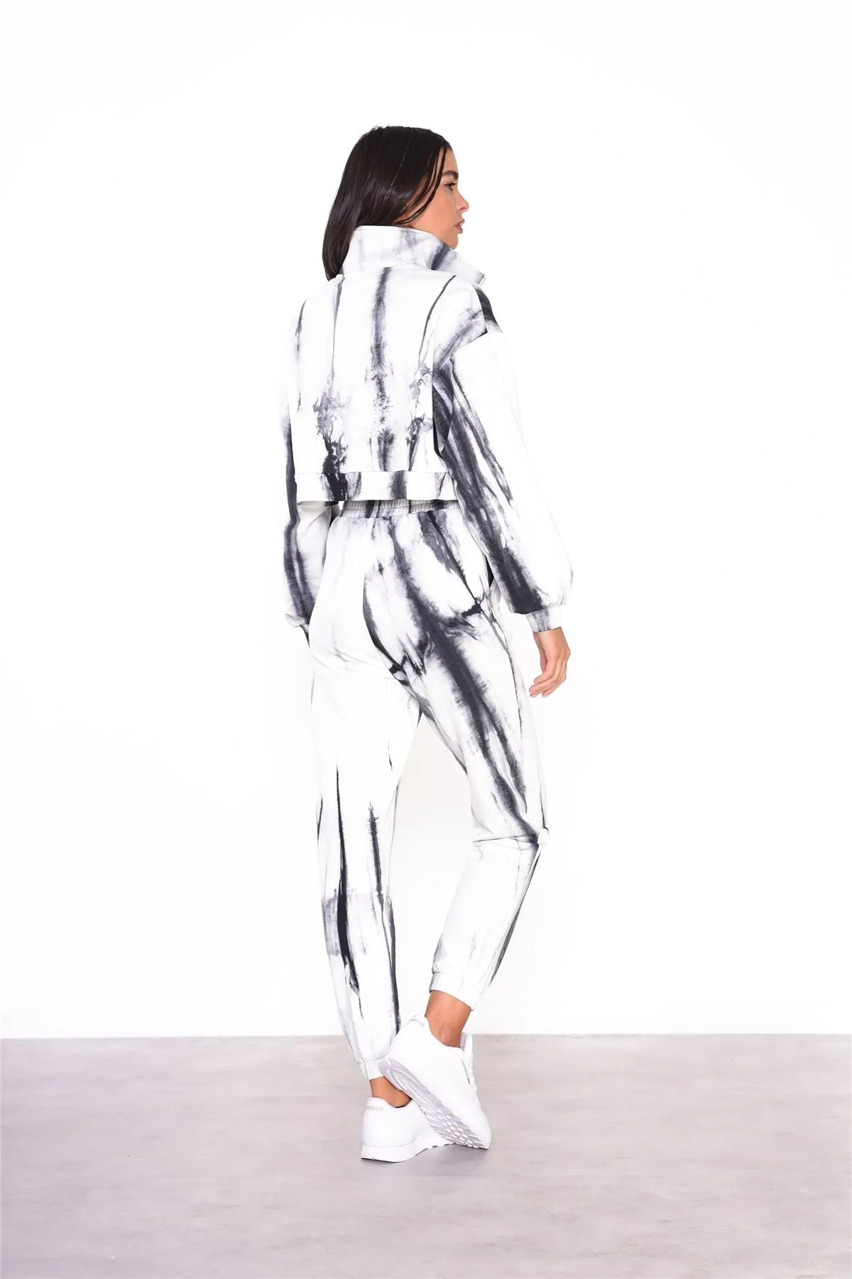 Grey Tie Dye Loungewear Joggers