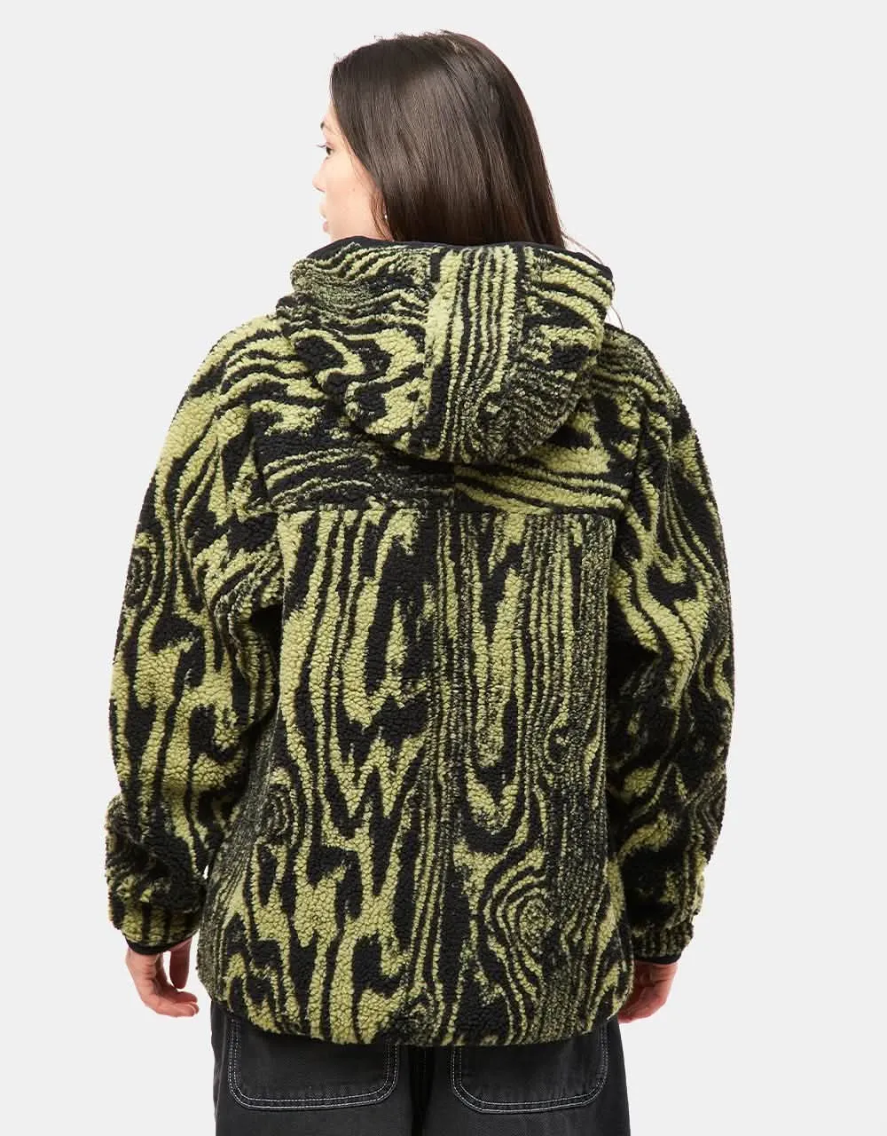 GX1000 Hooded Sherpa Jacket - Green