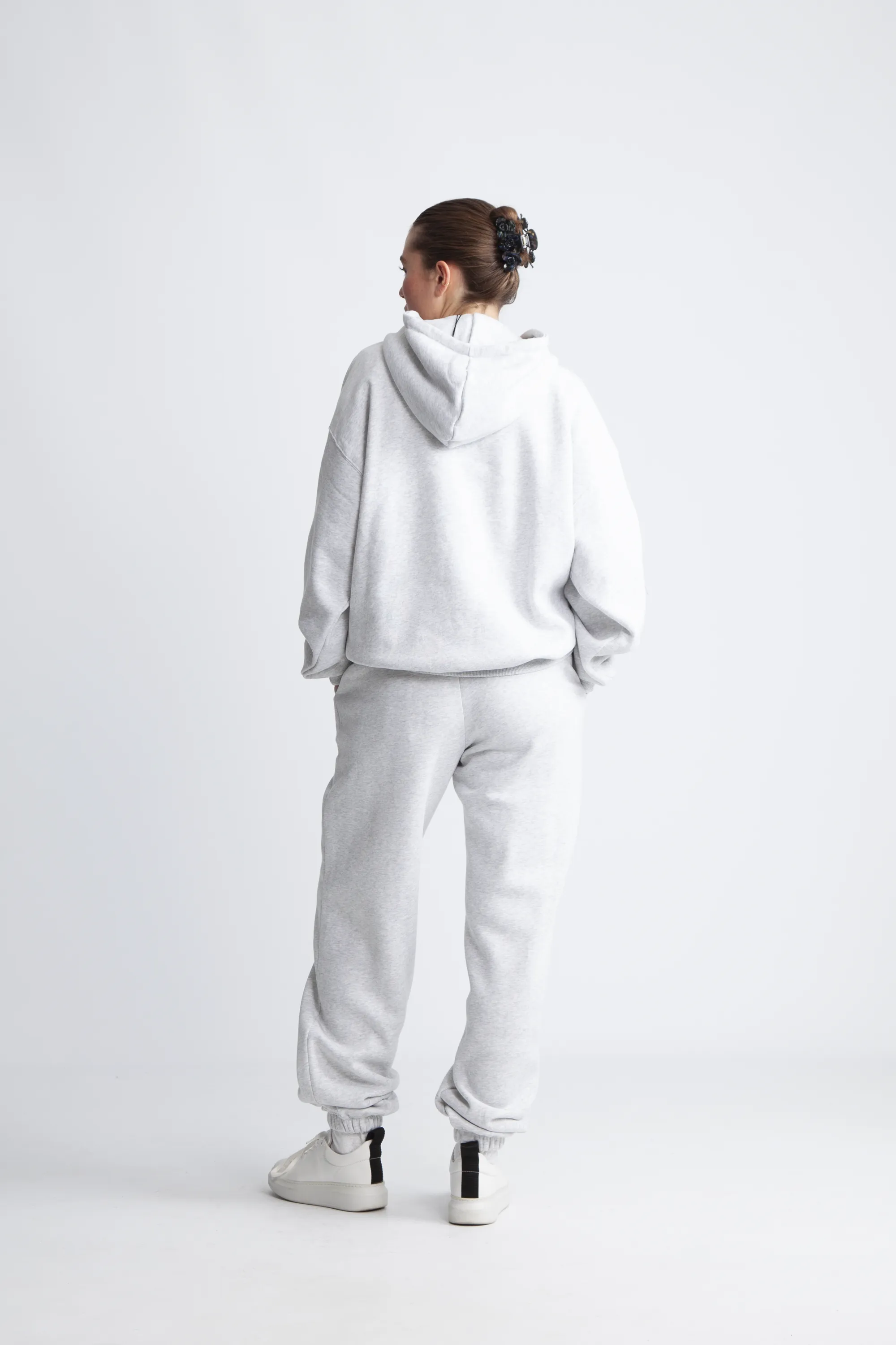 Heavy Sweatpants - Light Grey Melange