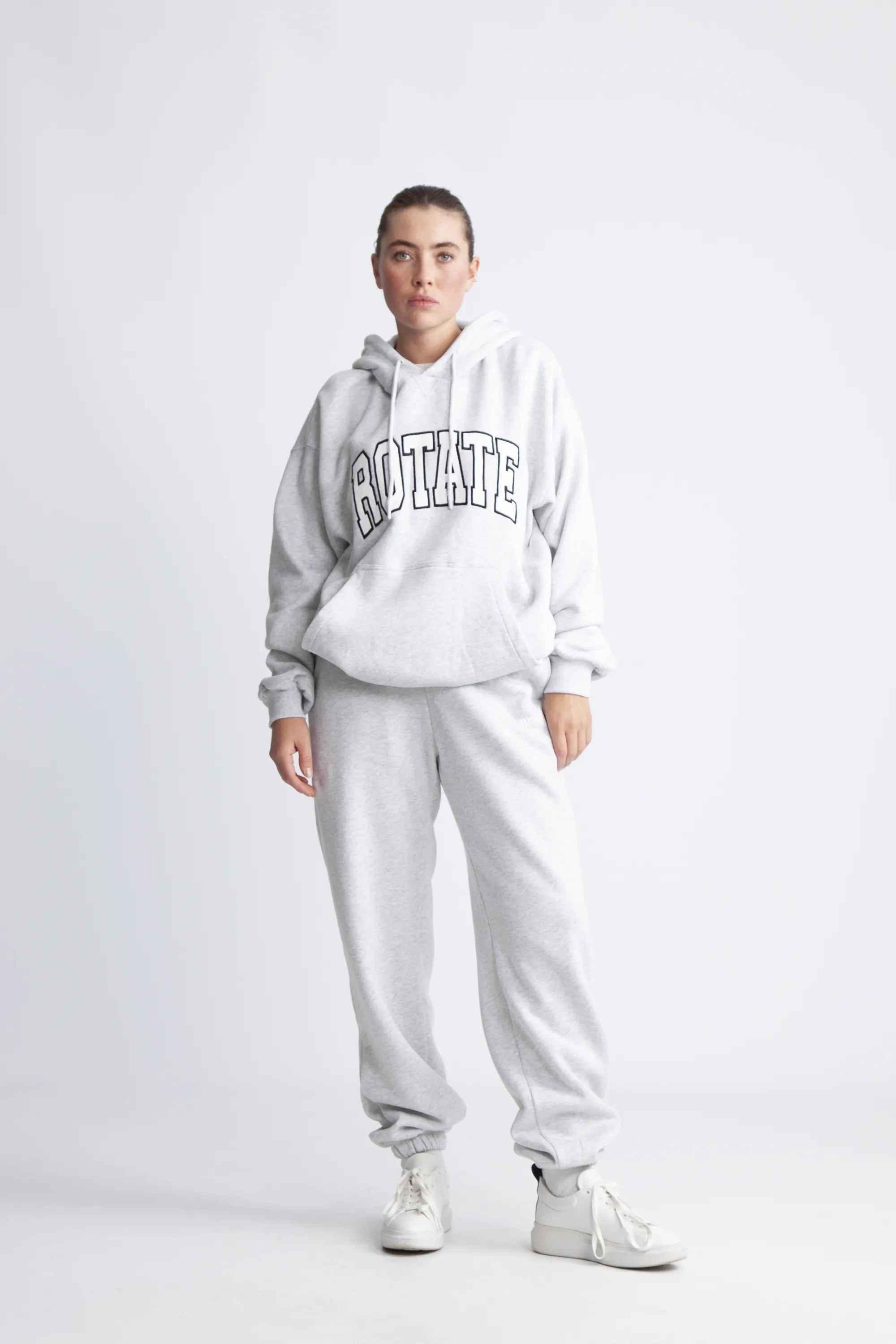 Heavy Sweatpants - Light Grey Melange