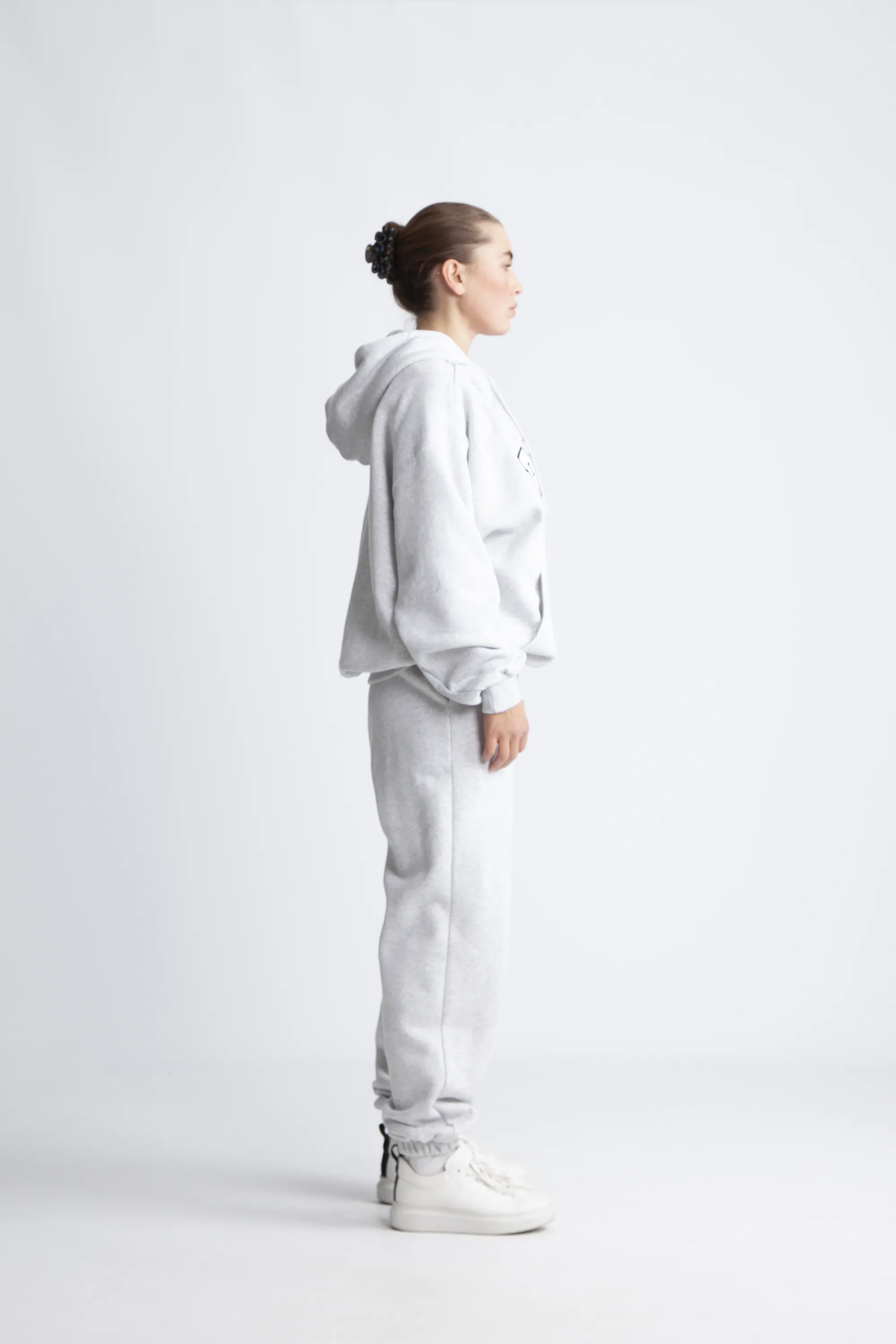 Heavy Sweatpants - Light Grey Melange