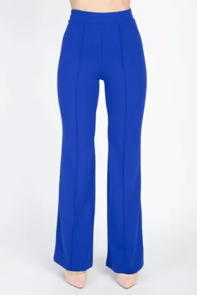High Waist Banded Flare Pants