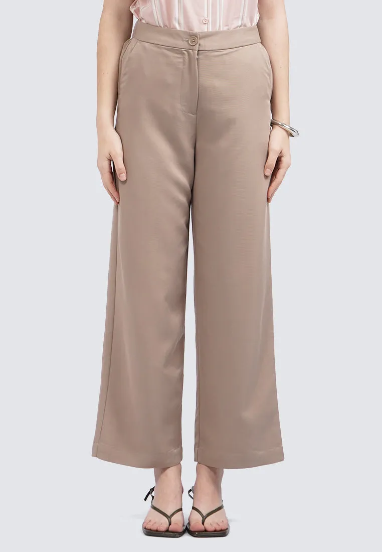 High Waist Loose Straight Pants