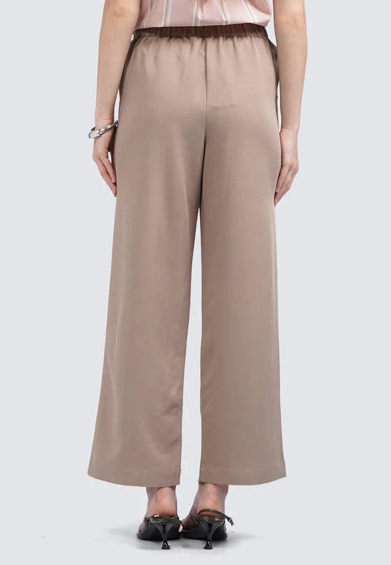 High Waist Loose Straight Pants