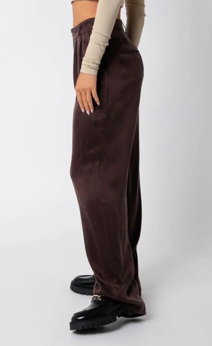 High Waist Pleated Trousers