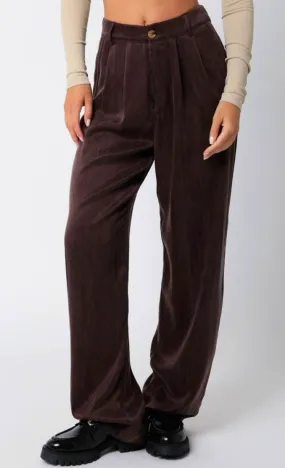 High Waist Pleated Trousers