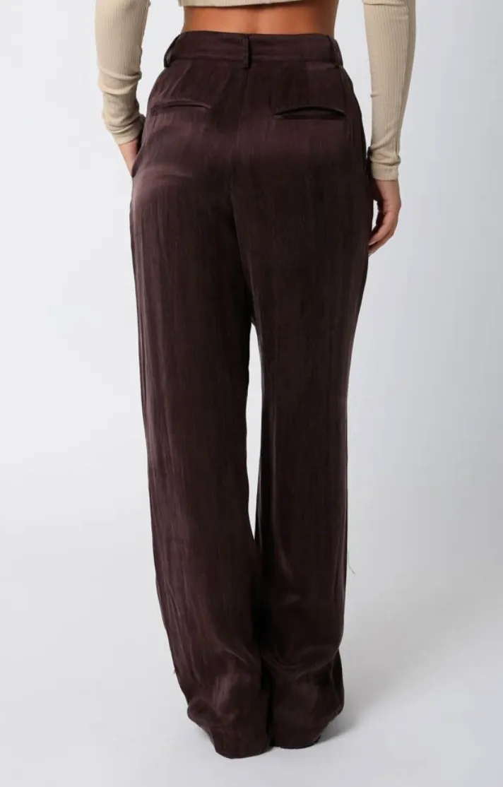 High Waist Pleated Trousers