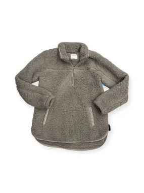 Jacket Faux Fur & Sherpa By Abercrombie And Fitch In Grey, Size: L