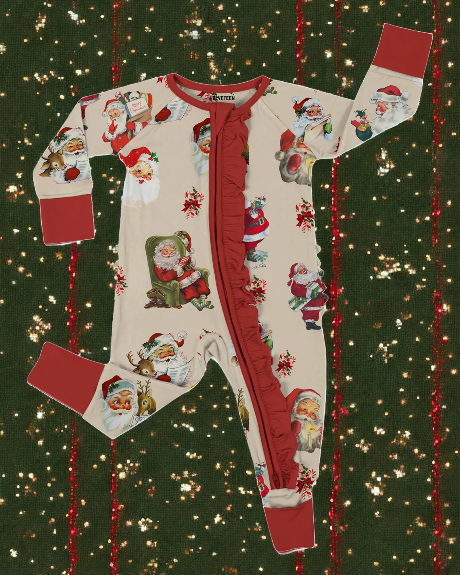 Jolly Old St. Nick 2023 | Ruffle Bamboo Zippy | Discontinued Style