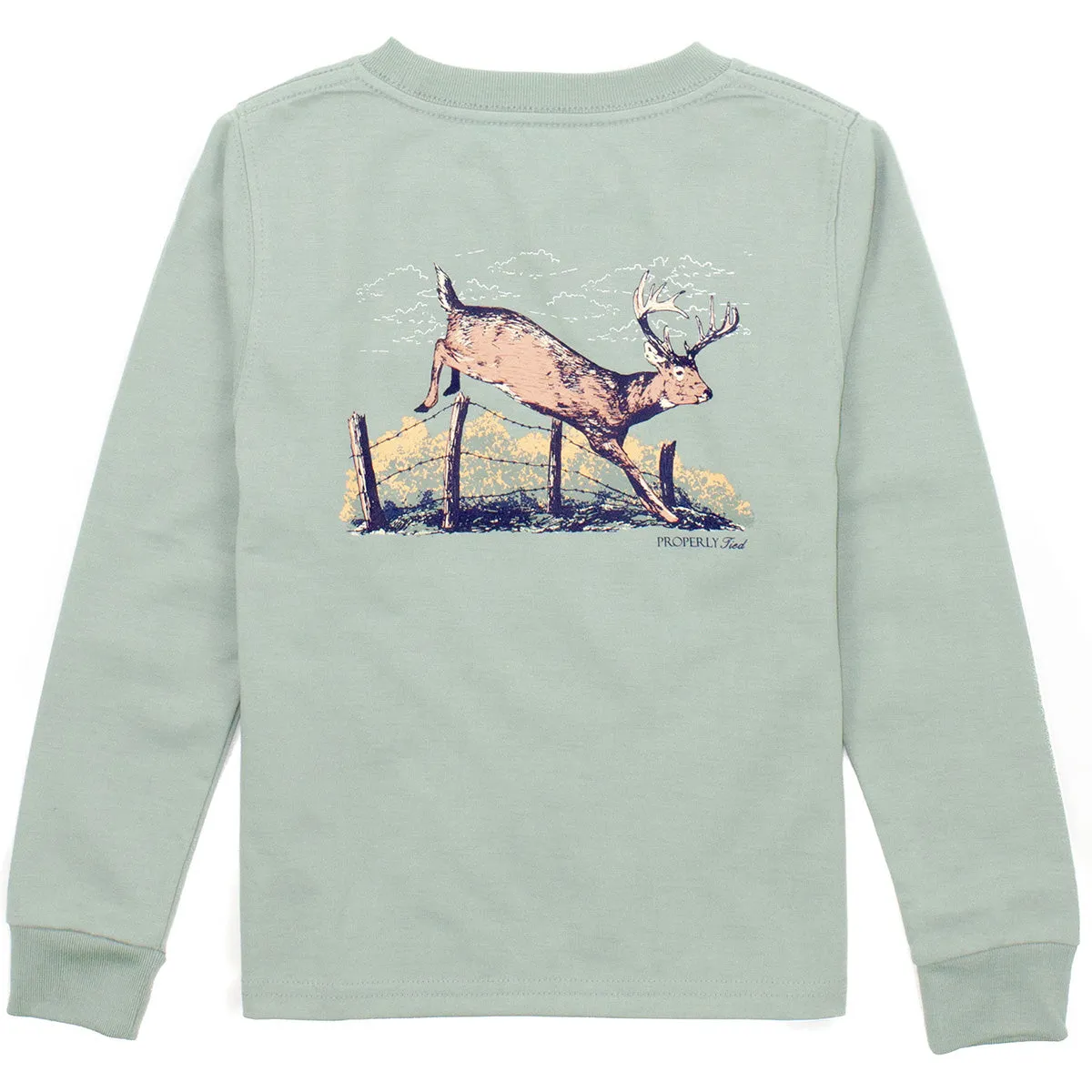 Jumping Buck Logo Pocket Tee