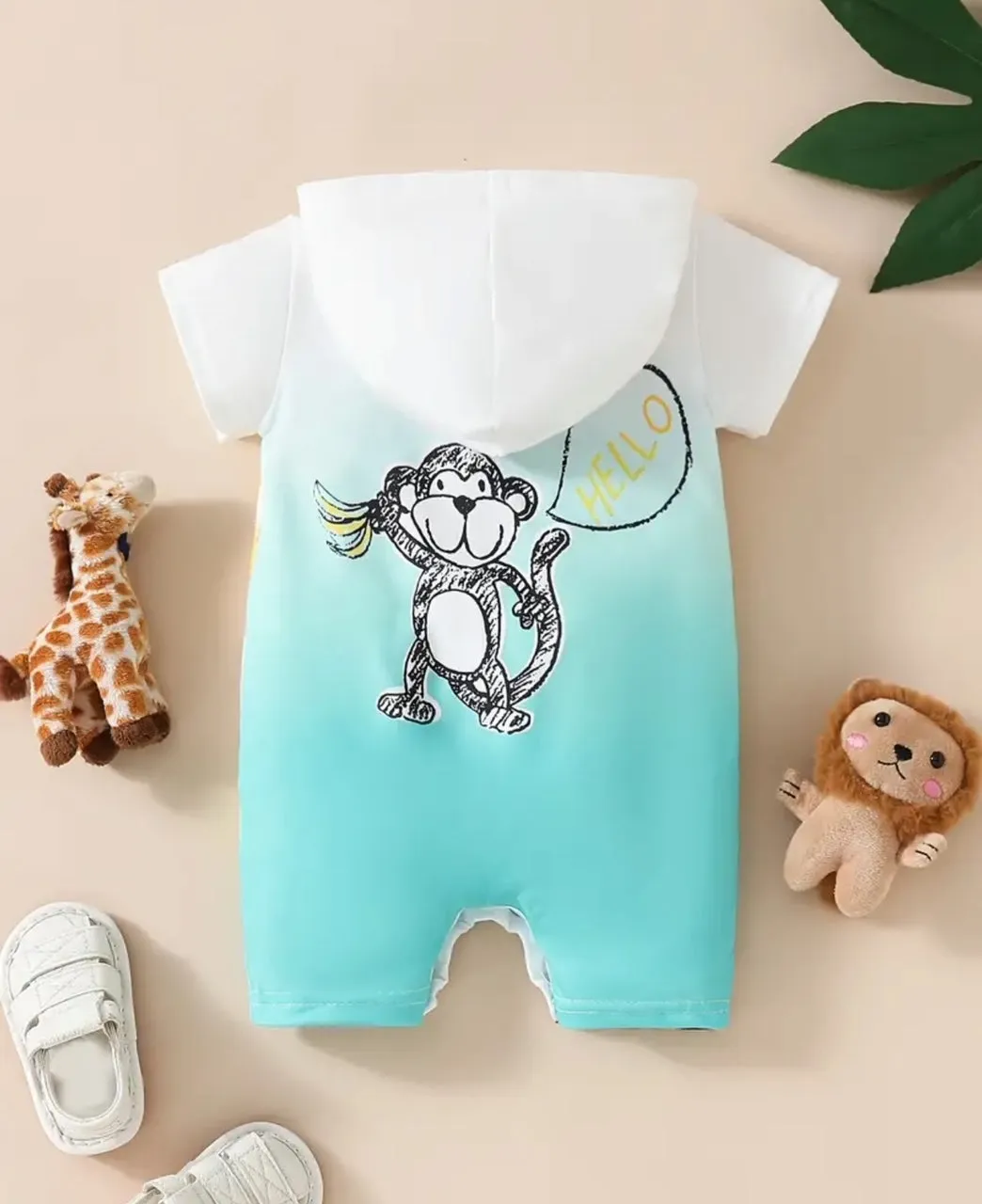 Jungle Adventure hooded shorty