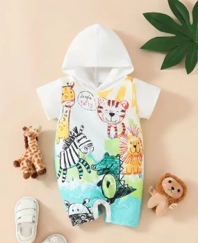 Jungle Adventure hooded shorty