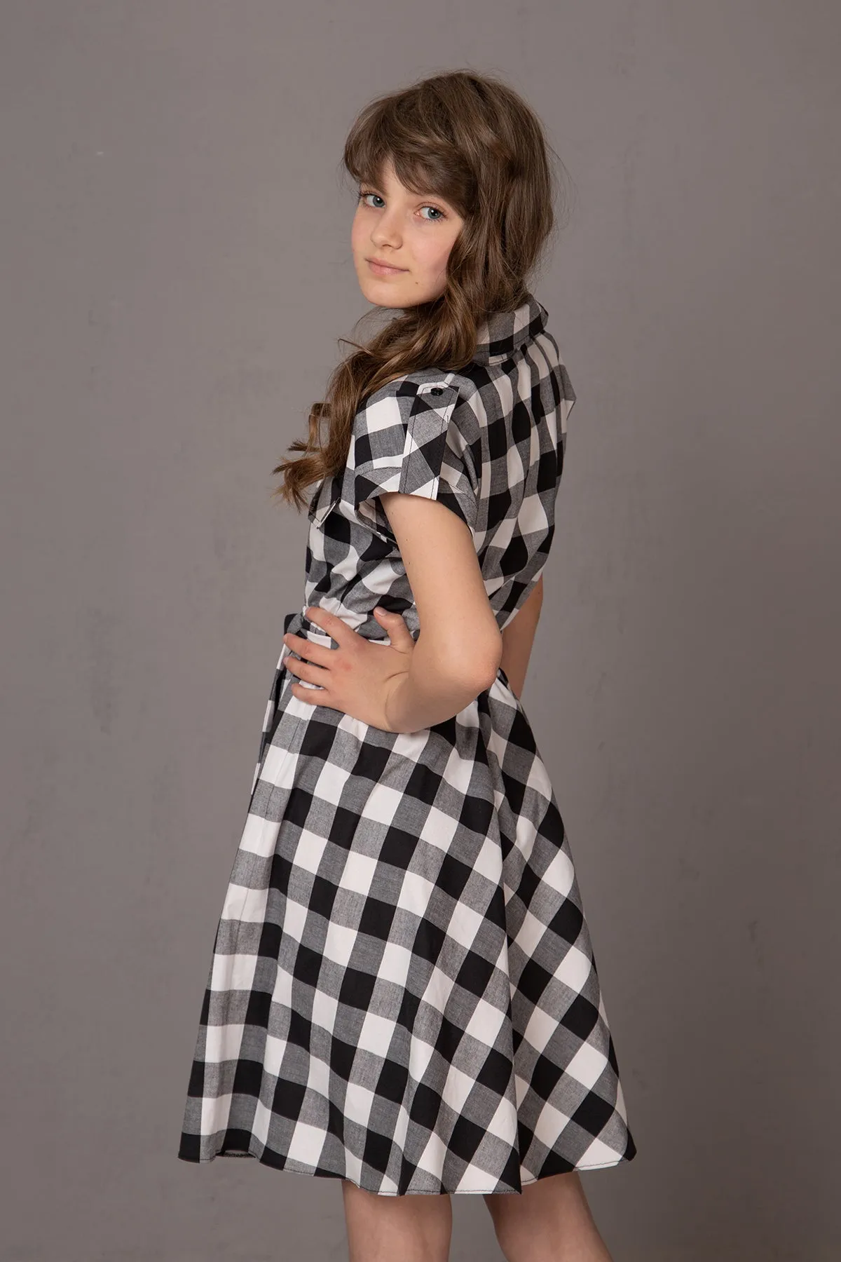 JUNIOR GIRL TARTAN DRESS