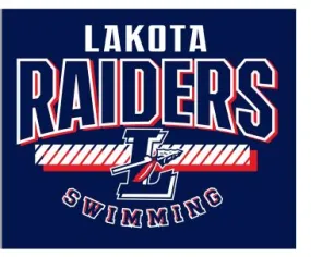Lakota Swim Short Sleeve and Long Sleeve T-Shirts-choice of color DESIGN ONE
