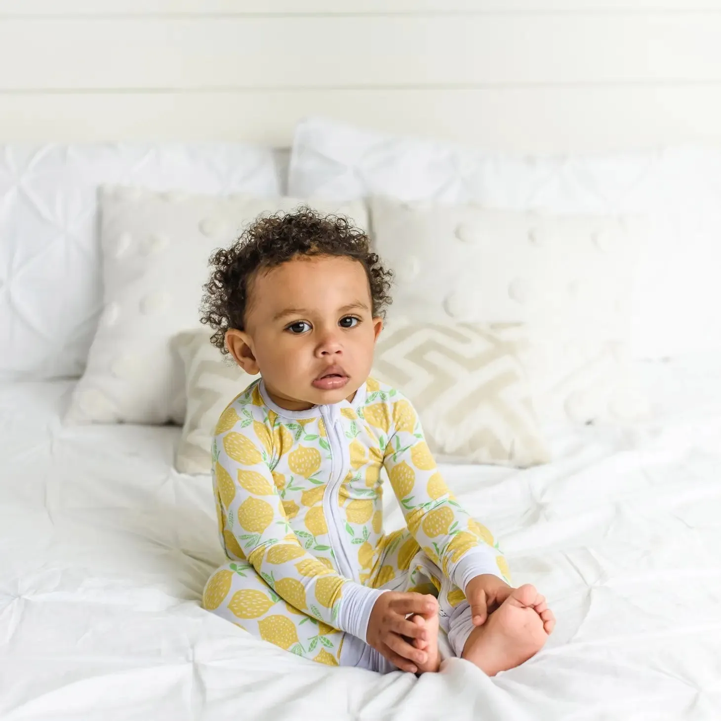 Lemons Bamboo Viscose Zippy