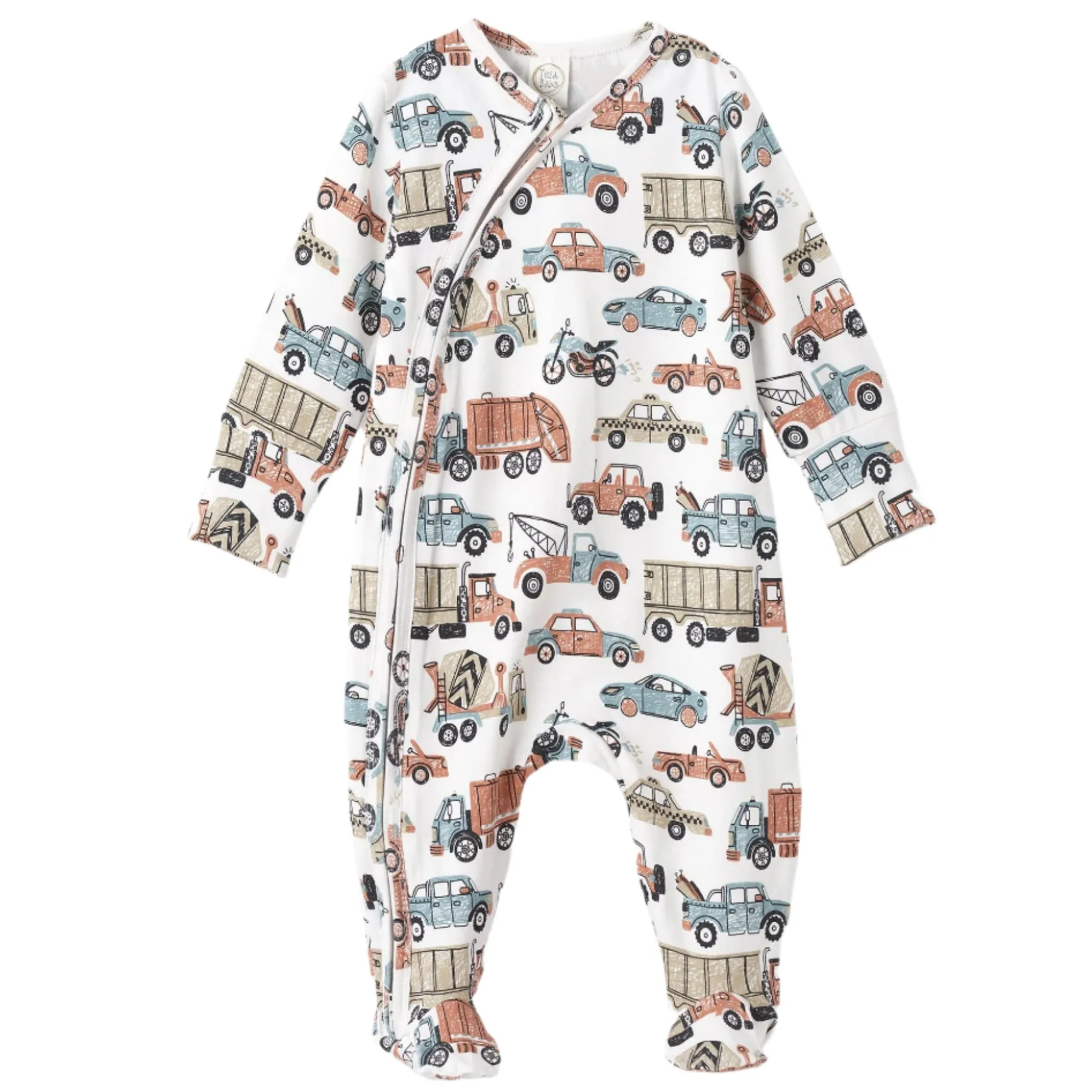 Let's Ride Bamboo Zipper Romper