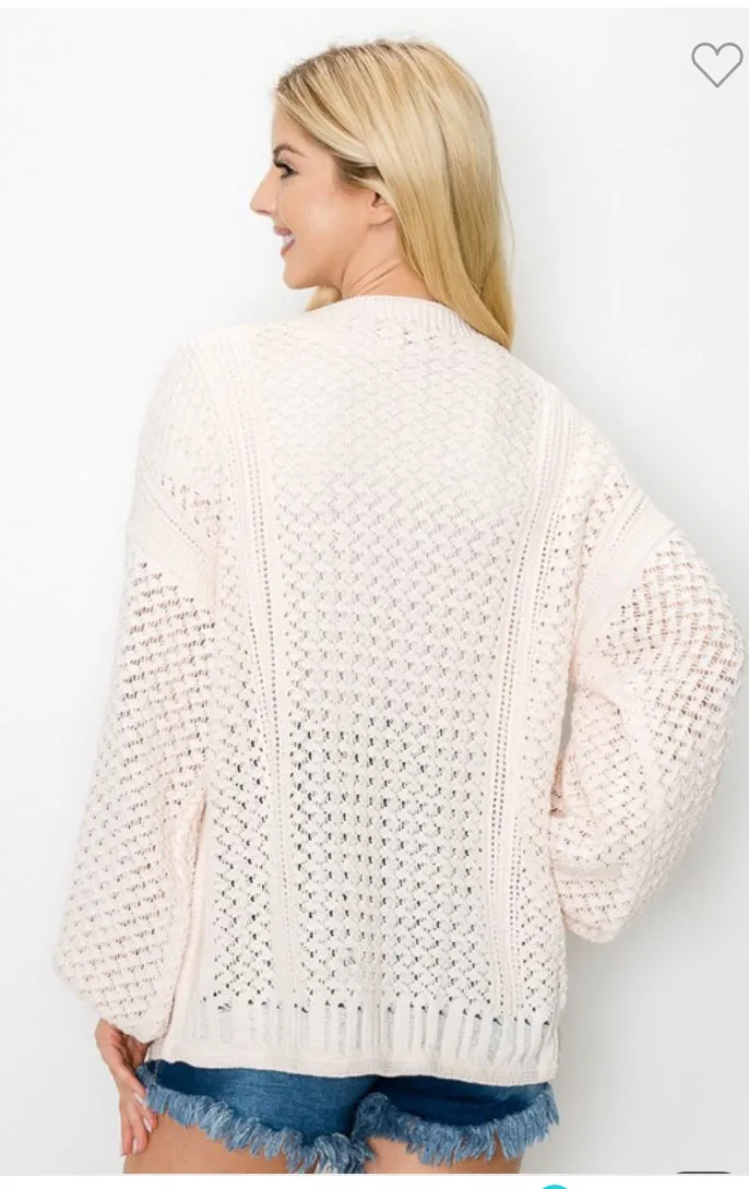 Light Blush Spring Sweater