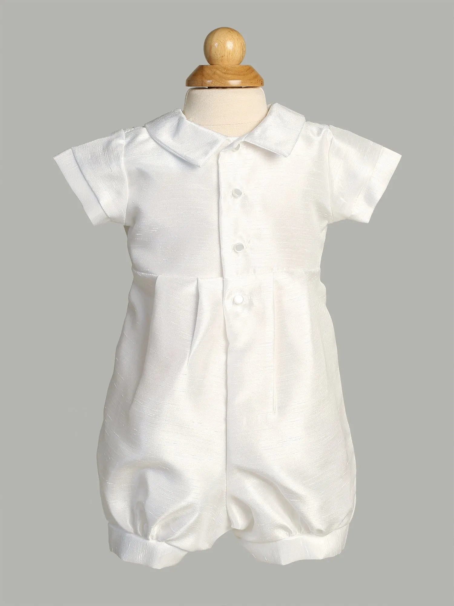 LIT Albert Shantung Baptism Romper