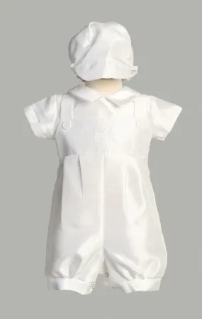 LIT Albert Shantung Baptism Romper