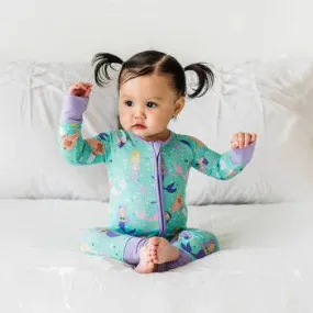 Little Sleepies - Mermaid Magic Bamboo Viscose Zippy 0-3 months