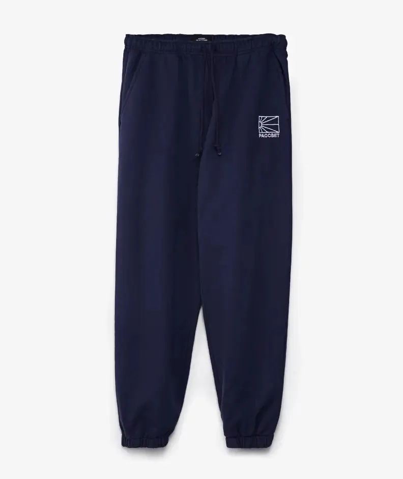 LOGO SWEATPANTS KNIT - NAVY