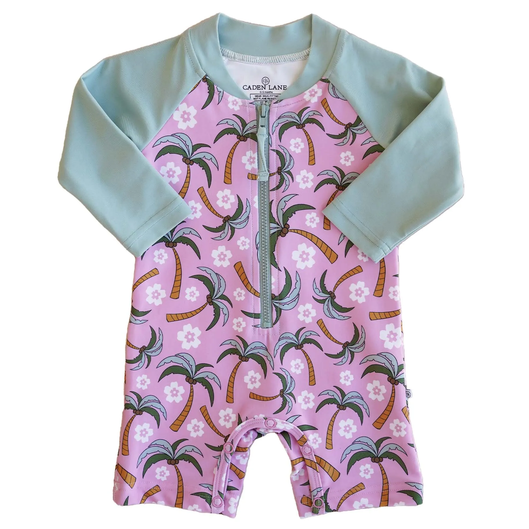 Long Sleeve Rash Guard Swim Romper Shortie | All Prints