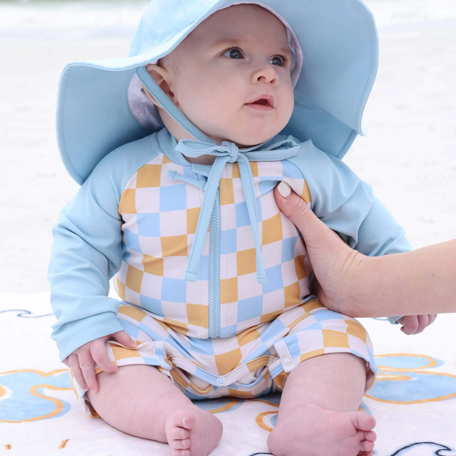 Long Sleeve Rash Guard Swim Romper Shortie | All Prints