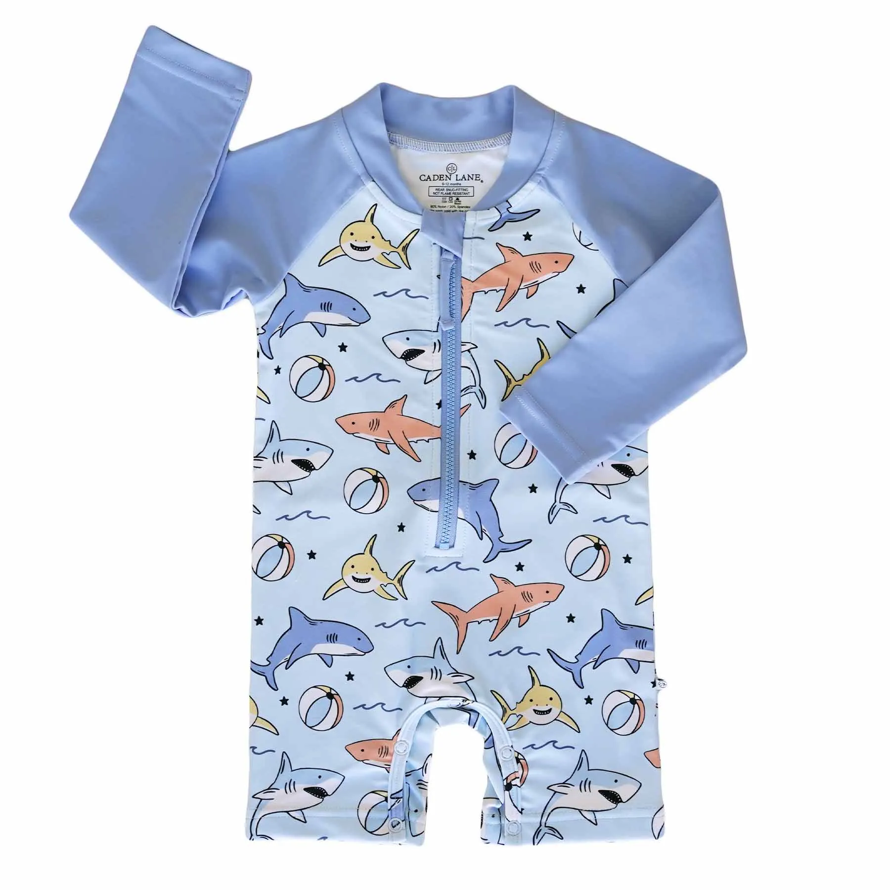 Long Sleeve Rash Guard Swim Romper Shortie | All Prints