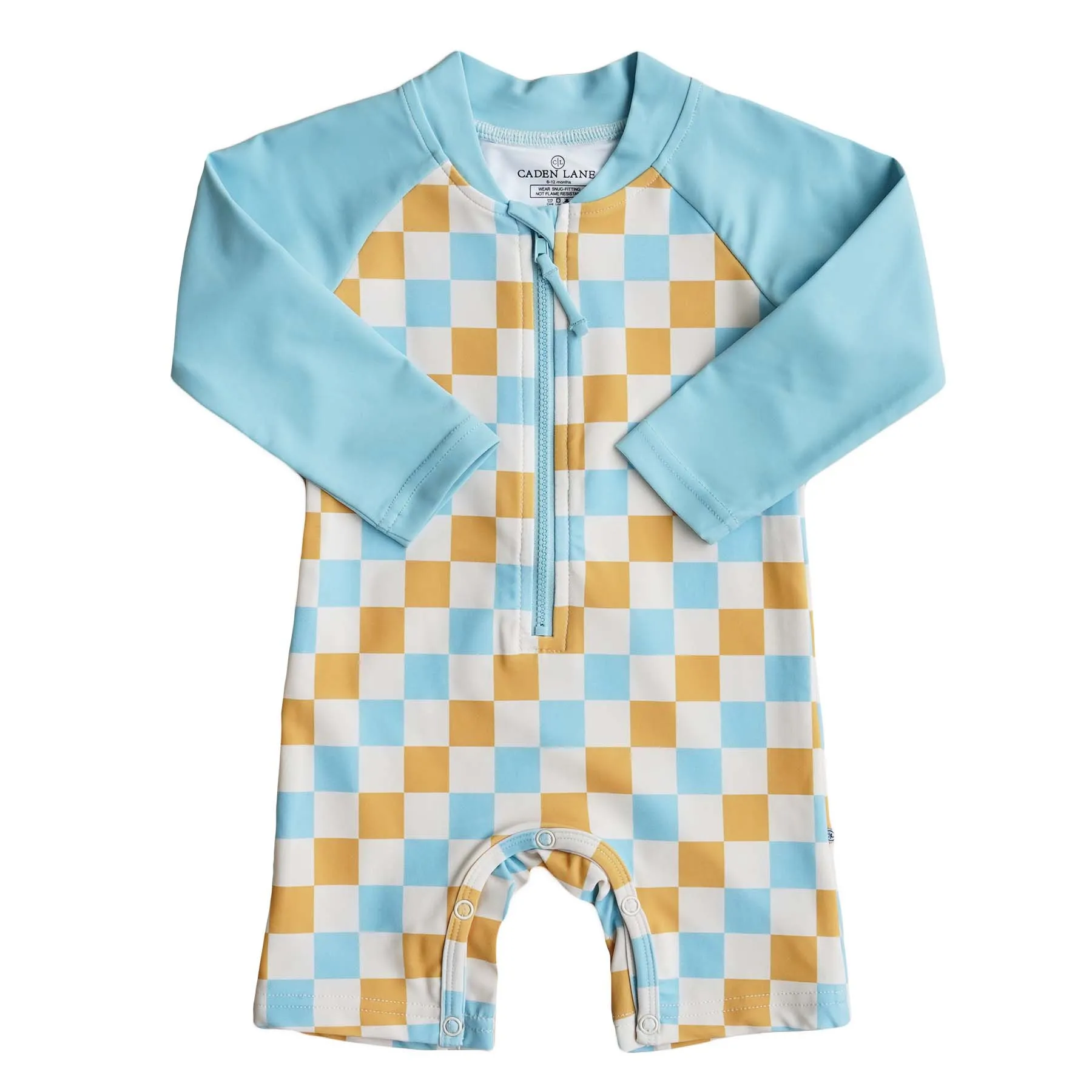Long Sleeve Rash Guard Swim Romper Shortie | All Prints