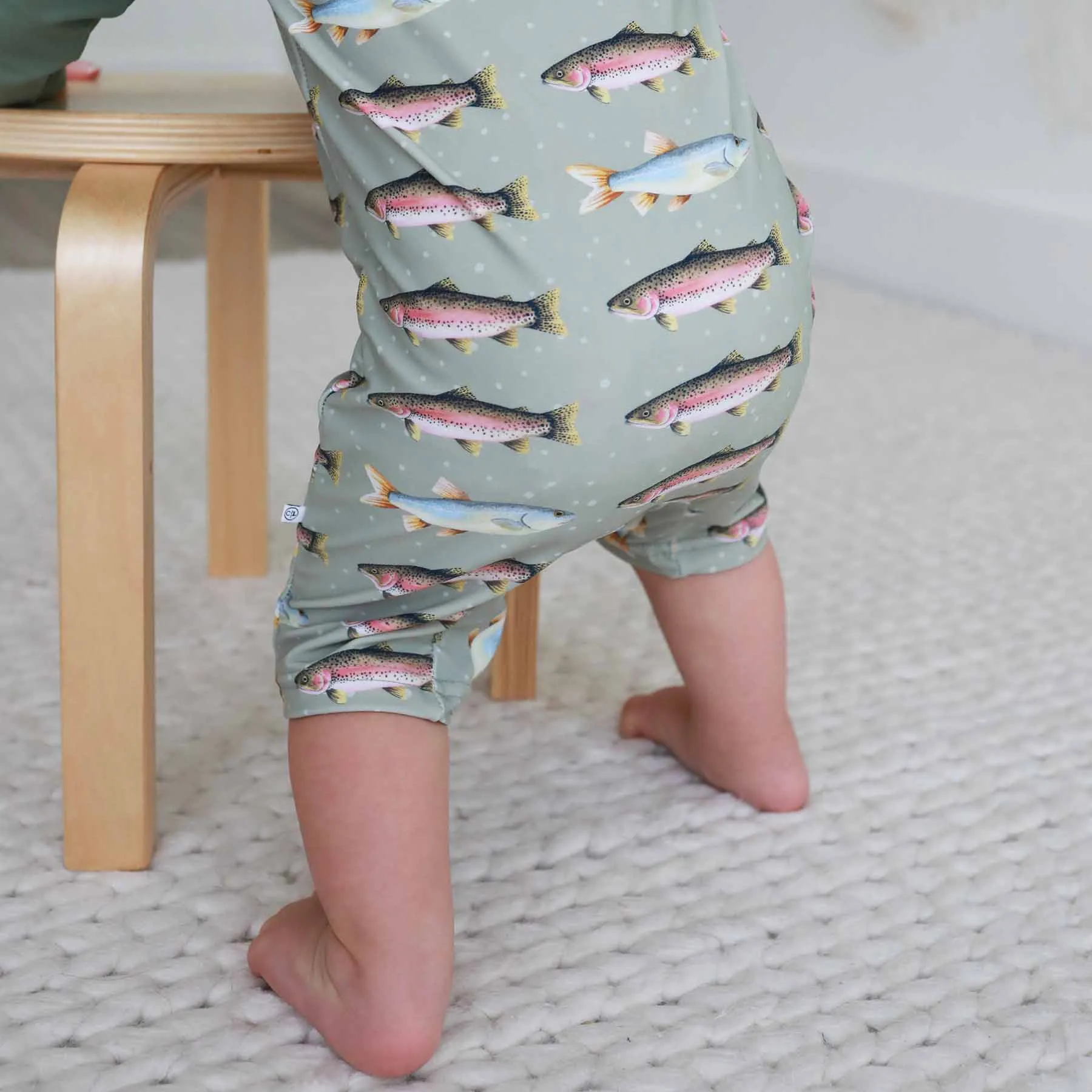 Long Sleeve Rash Guard Swim Romper Shortie | Freshwater Friends