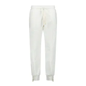 Loopback Diamond Logo Sweatpants White
